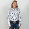 Wrangler Riding In The Desert Blouse -Western Cowboy Equipment Shop 67438