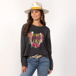 Wrangler George Strait And Roses Sweatshirt