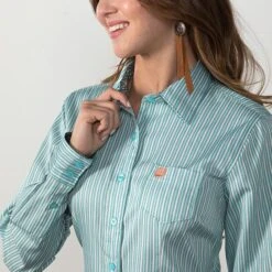 Cinch Beverly Tencel Top -Western Cowboy Equipment Shop 68123 alt2