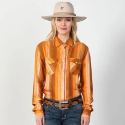 Cruel Girl Orange Dreams Boyfriend Fit Top