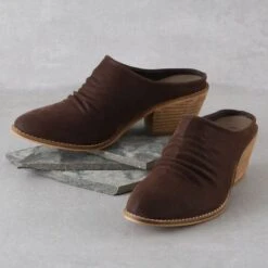 Corkys Chocolate Mules