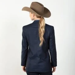 Lockbourne Navy Blazer -Western Cowboy Equipment Shop 6990 alt2