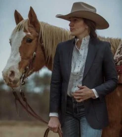 Lockbourne Navy Blazer -Western Cowboy Equipment Shop 6990 infl 2