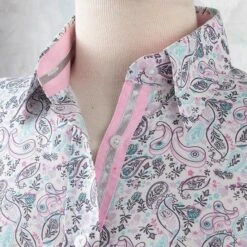 Cotton Candy Paisley Top -Western Cowboy Equipment Shop 70030 detail1