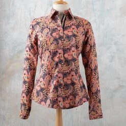 Peach Paisley Top 14 Peach Paisley Top -Western Cowboy Equipment Shop 70045