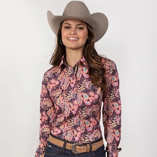 Peach Paisley Top 4 Peach Paisley Top - Image 2