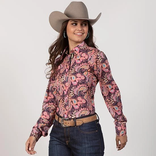 Peach Paisley Top 3 Peach Paisley Top