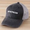Stetson Two-Tone Black Trucker Ball Cap -Western Cowboy Equipment Shop 70966