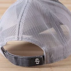 Stetson Two-Tone Black Trucker Ball Cap -Western Cowboy Equipment Shop 70966 back