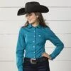 Cinch Ocean Currents Top -Western Cowboy Equipment Shop 73544