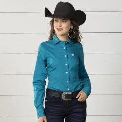 Cinch Ocean Currents Top -Western Cowboy Equipment Shop 73544 alt2