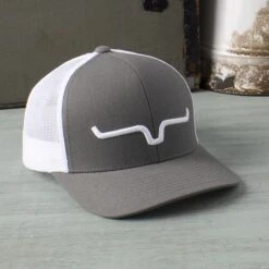 Kimes Ranch Weekly Trucker Charcoal Cap