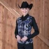 Winning Wonders Zebra Show Vest -Western Cowboy Equipment Shop 75773