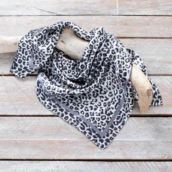 Snow Leopard Wild Rag 3 Snow Leopard Wild Rag