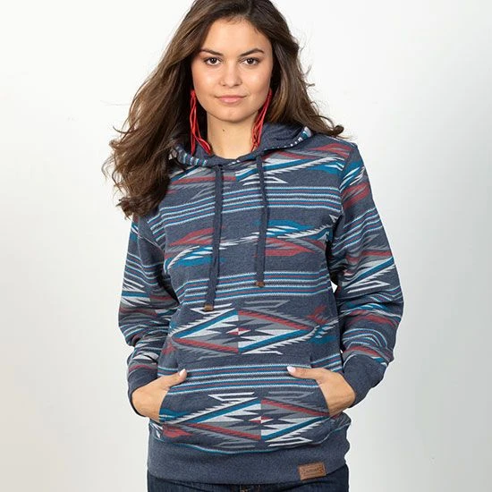 Ariat Chimayo New Mexico Navy All-Over Print Hoodie 4 Ariat Chimayo New Mexico Navy All-Over Print Hoodie - Image 2
