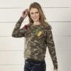 Ariat Camo Patch Top -Western Cowboy Equipment Shop 79660