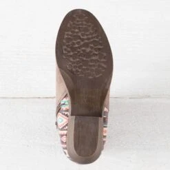 Corkys Pink Aztec Prevail Booties -Western Cowboy Equipment Shop 809520P sole