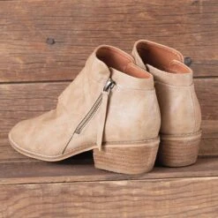 Corkys Taupe Butternut Booties -Western Cowboy Equipment Shop 809970 heel