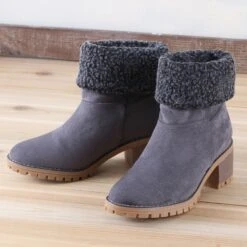 Corkys Grey Cotton Boots