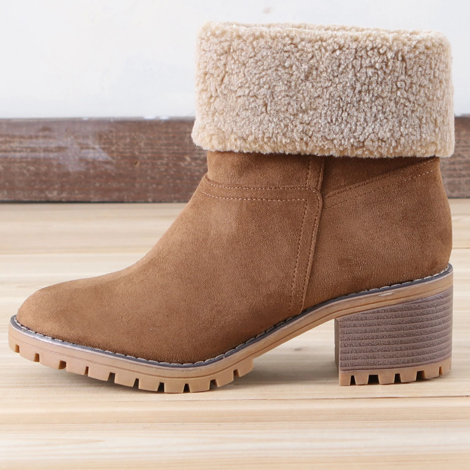 Corkys Brown Cotton Boots 4 Corkys Brown Cotton Boots - Image 2