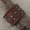 Aztec Leather Cuff -Western Cowboy Equipment Shop 82919