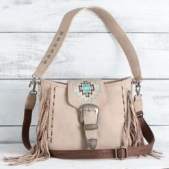 Oakland Khaki Aztec Handbag