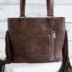 Willow Fringe Concealed Carry Handbag -Western Cowboy Equipment Shop 836019 back