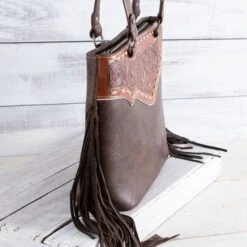 Willow Fringe Concealed Carry Handbag -Western Cowboy Equipment Shop 836019 side