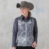 Silver Sequin Show Vest -Western Cowboy Equipment Shop 84094 1
