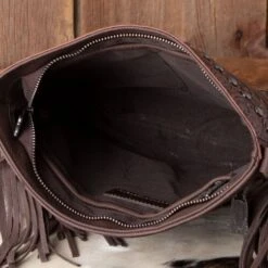 Trinity Ranch Coffee Floral Tooled Crossbody 9 Trinity Ranch Coffee Floral Tooled Crossbody -Western Cowboy Equipment Shop 849155 int A