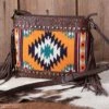 Trinity Ranch Aztec Floral Tooled Crossbody 2 Trinity Ranch Aztec Floral Tooled Crossbody -Western Cowboy Equipment Shop 849156 A