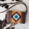 Trinity Ranch Aztec Floral Tooled Clutch -Western Cowboy Equipment Shop 849960 A
