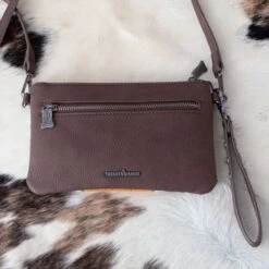 Trinity Ranch Aztec Floral Tooled Clutch -Western Cowboy Equipment Shop 849960 back A