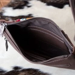 Trinity Ranch Aztec Floral Tooled Clutch -Western Cowboy Equipment Shop 849960 int A