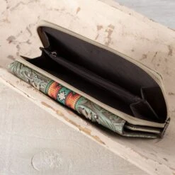 Green Aztec Wallet -Western Cowboy Equipment Shop 849969 int2 A