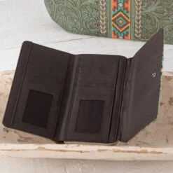 Green Aztec Wallet -Western Cowboy Equipment Shop 849969 int A