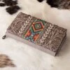 Khaki Aztec Wallet -Western Cowboy Equipment Shop 849970 A