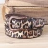 Roper Tan Leopard Belt