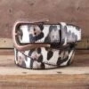 Roper Cream Copper Leopard Belt 1 Roper Cream Copper Leopard Belt -Western Cowboy Equipment Shop 8840790278