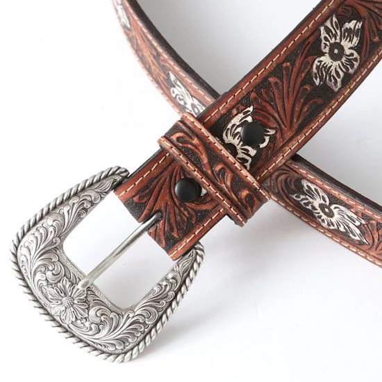Roper Yucca Valley Floral Tooled Belt 4 Roper Yucca Valley Floral Tooled Belt - Image 2