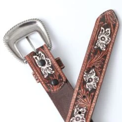 Roper Yucca Valley Floral Tooled Belt 7 Roper Yucca Valley Floral Tooled Belt -Western Cowboy Equipment Shop 8842790 alt2