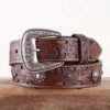 Roper Tooled Concho Belt