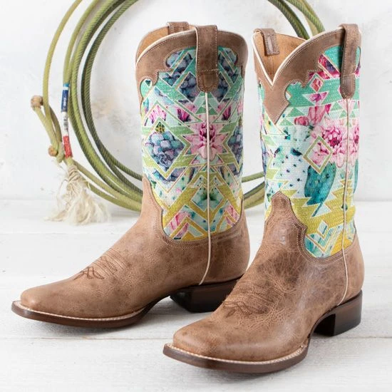 Roper Cactus Flowers Amore Boots 3 Roper Cactus Flowers Amore Boots