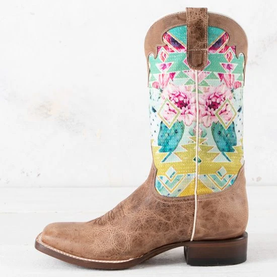 Roper Cactus Flowers Amore Boots 4 Roper Cactus Flowers Amore Boots - Image 2