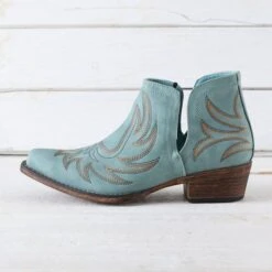 Roper Blue Ava Booties -Western Cowboy Equipment Shop 9212638 side