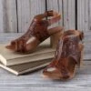Roper Mika II Tan Tooled Mules -Western Cowboy Equipment Shop 9212728