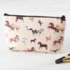 Lila Large Horse Cosmetic Bag -Western Cowboy Equipment Shop 926209