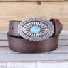 Ariat Bella Turquoise Buckle Belt -Western Cowboy Equipment Shop A1512002