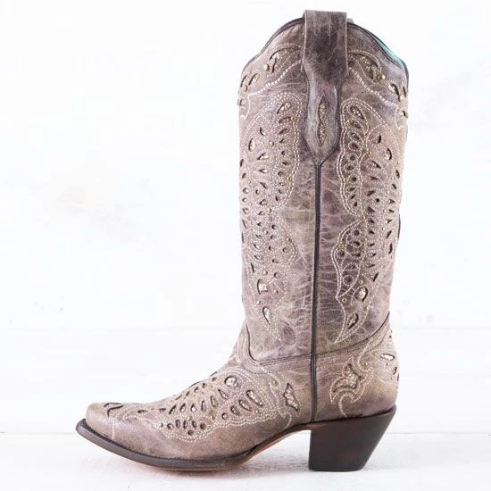 Corral Brown Glitter Butterfly Boots 4 Corral Brown Glitter Butterfly Boots - Image 2