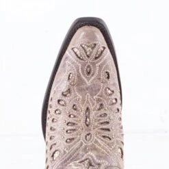 Corral Brown Glitter Butterfly Boots 9 Corral Brown Glitter Butterfly Boots -Western Cowboy Equipment Shop A4088 toe